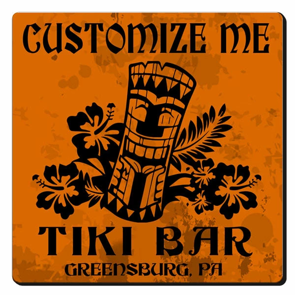 Flash Sale ???? BarMan CUSTOMIZABLE Coaster - 3.5in Square Foam - Tiki Design ???? 5 Flash Sale ???? BarMan CUSTOMIZABLE Coaster - 3.5in Square Foam - Tiki Design ???? - Image 5