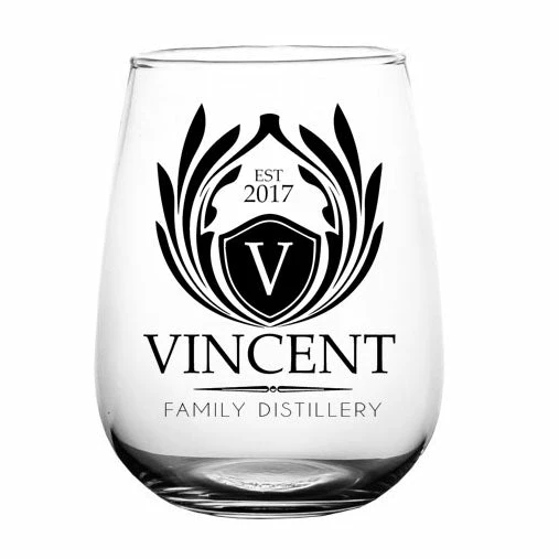 Discount ⌛ BarMan CUSTOMIZABLE - Stemless Wine Glass - 17 Ounce - Crest Design 1 🤩 3 Discount ⌛ BarMan CUSTOMIZABLE - Stemless Wine Glass - 17 Ounce - Crest Design 1 🤩 - Image 3