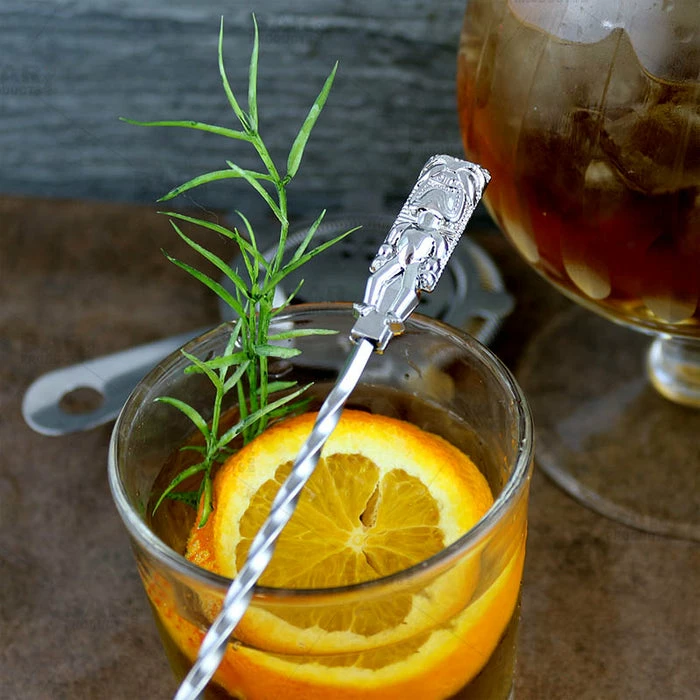 Best Pirce ???? BarMan Olea™ Tiki Butt Ku Stainless Steel Bar Spoon - 40cm ???? 2 Best Pirce ???? BarMan Olea™ Tiki Butt Ku Stainless Steel Bar Spoon - 40cm ???? - Image 2