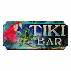 Cheap 💯 BarMan Wood Plaque Kolorcoat™ Bar Sign - Tiki Bar ⌛
