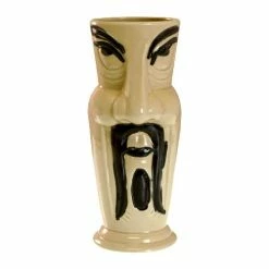 Discount 😀 BarMan BarConic® Tiki Drinkware - Ceramic Charlie Chan Mug - 16 Ounce ✔️