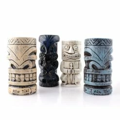 Brand new 👏 BarMan Tiki Mugs Drinkware Package 6 - Set Of 4 🔥