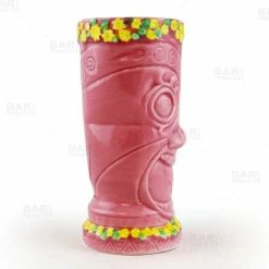 Best deal 🤩 BarMan BarConic® Tiki Drinkware - Pink Flower Goddess - 12 Ounce 🌟 -BarMan - shop tiki mug pink lei bpc 1 700x700