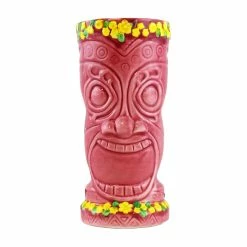 Best deal 🤩 BarMan BarConic® Tiki Drinkware - Pink Flower Goddess - 12 Ounce 🌟