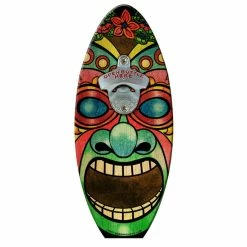 Best reviews of 💯 BarMan Surfboard Wall Mount Bottle Opener - Carnival Tiki Man 👏