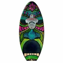 Best Sale 🔔 BarMan Surfboard Wall Mount Bottle Opener - Mean Tiki Man 🎉
