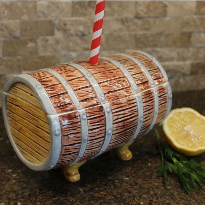 Deals ⭐ BarMan BarConic® Tiki Drinkware - Barrel W/ Lid - 20 Oz. ✨ 3 Deals ⭐ BarMan BarConic® Tiki Drinkware - Barrel W/ Lid - 20 Oz. ✨ - Image 3