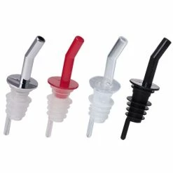 Best Sale 🎉 BarMan Liquor Pourers - Whiskey Non-Collared - Packs Of 12 - Color Options ✔️